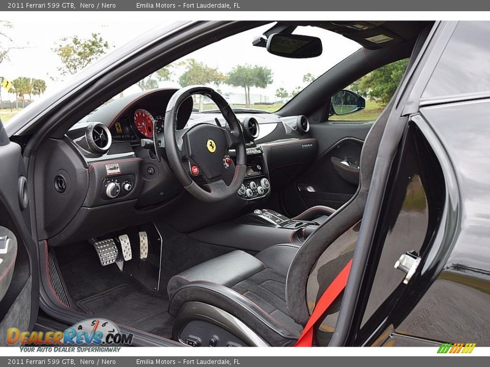 Nero Interior - 2011 Ferrari 599 GTB Photo #23