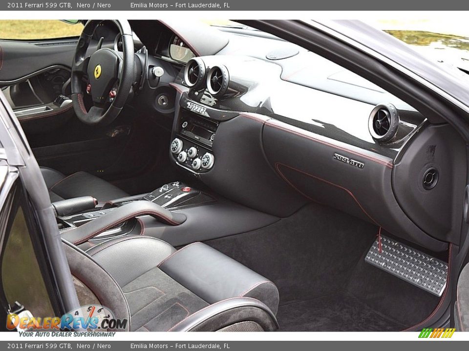 2011 Ferrari 599 GTB Nero / Nero Photo #36