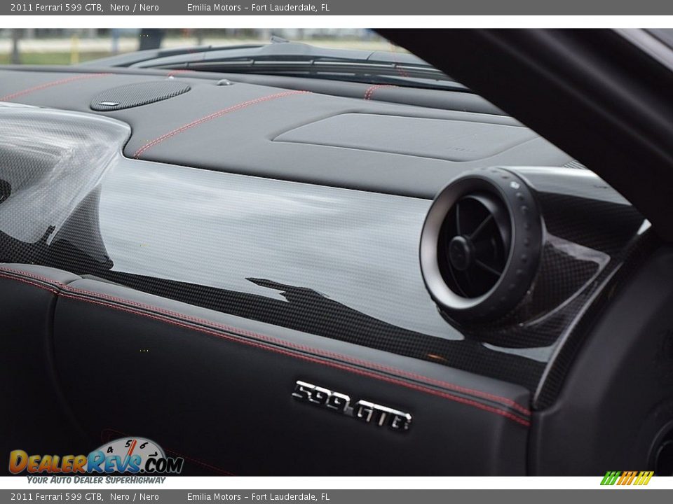 2011 Ferrari 599 GTB Nero / Nero Photo #37