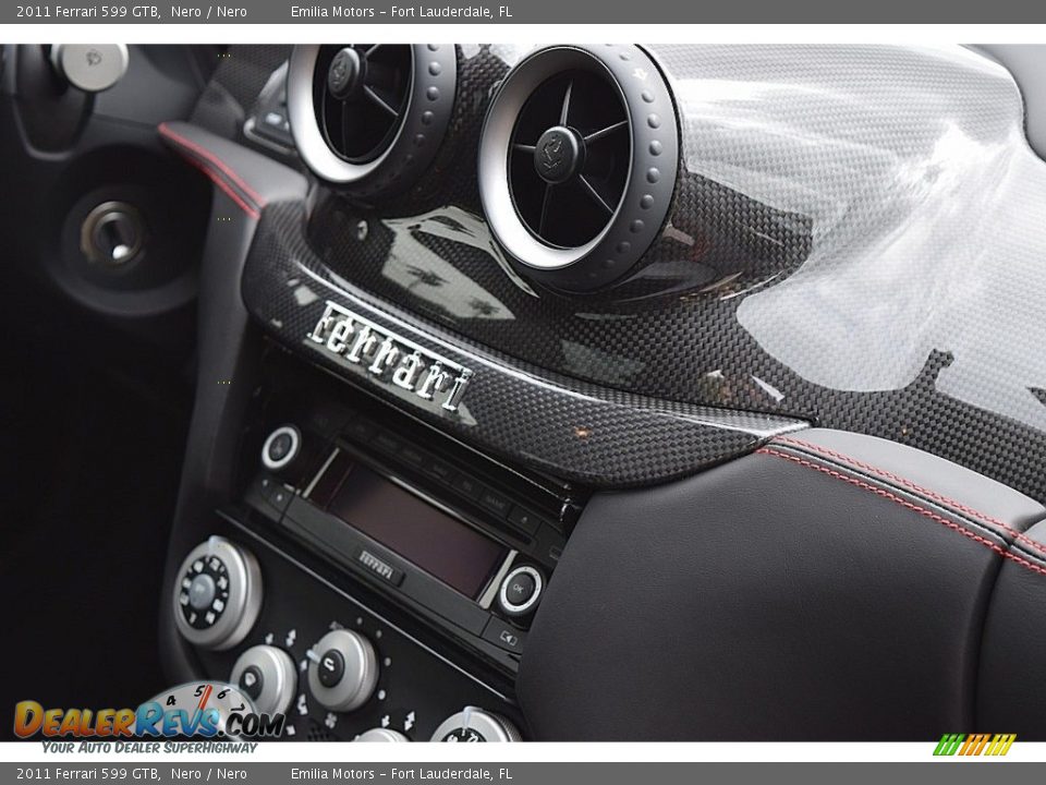 2011 Ferrari 599 GTB Nero / Nero Photo #39