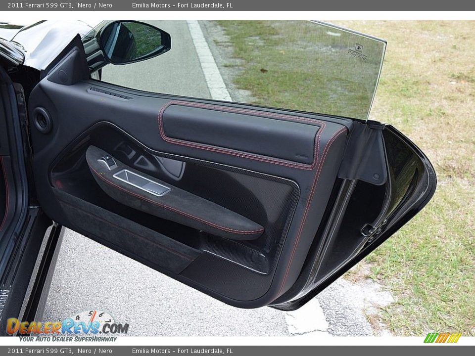 2011 Ferrari 599 GTB Nero / Nero Photo #42