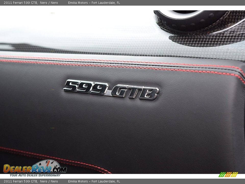 2011 Ferrari 599 GTB Nero / Nero Photo #43