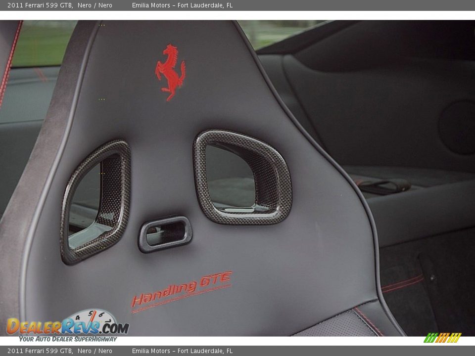 2011 Ferrari 599 GTB Nero / Nero Photo #44