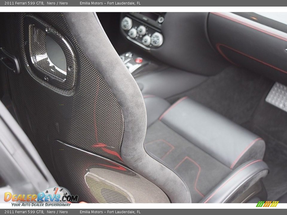 2011 Ferrari 599 GTB Nero / Nero Photo #50