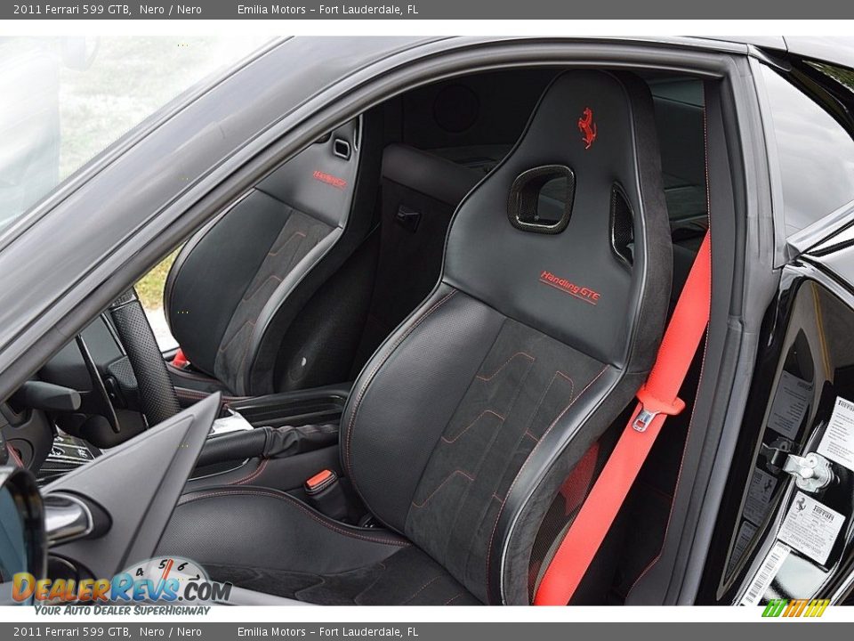 2011 Ferrari 599 GTB Nero / Nero Photo #53