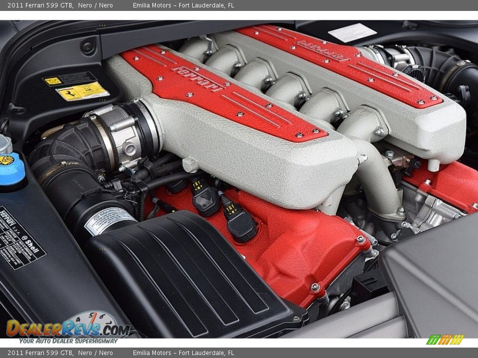 2011 Ferrari 599 GTB 6.0 Liter DOHC 48-Valve VVT V12 Engine Photo #58