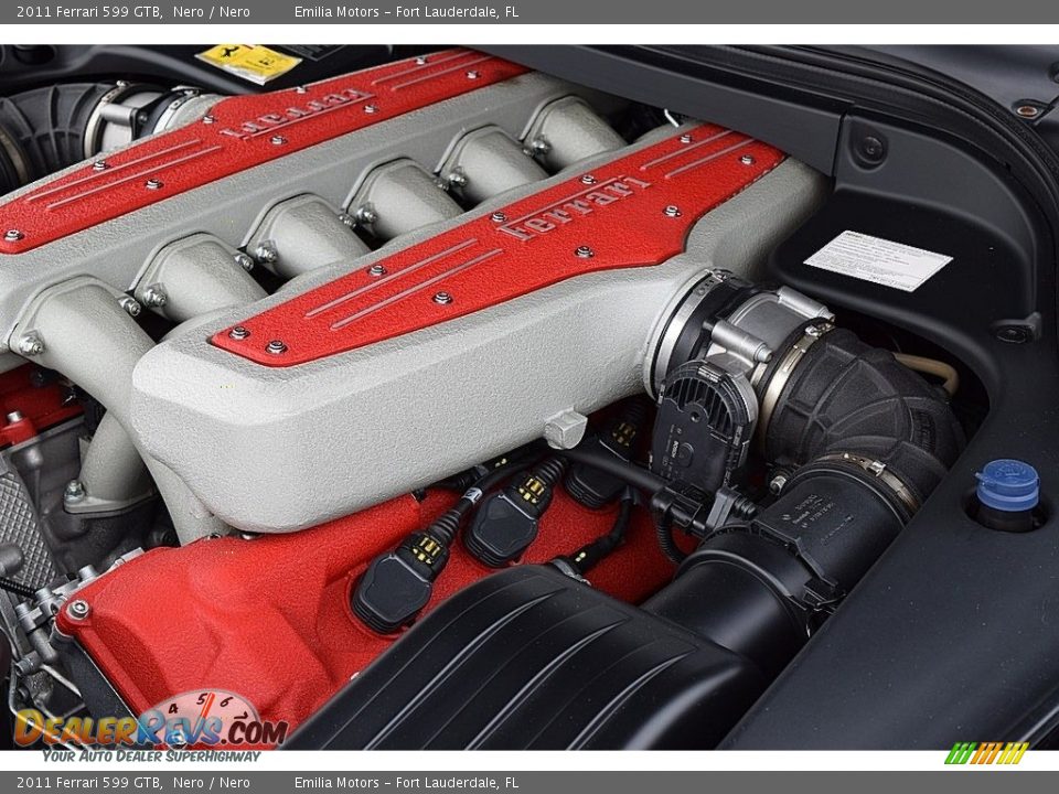 2011 Ferrari 599 GTB 6.0 Liter DOHC 48-Valve VVT V12 Engine Photo #59