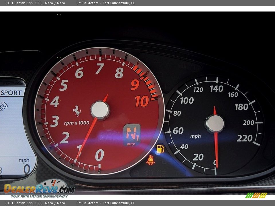 2011 Ferrari 599 GTB Gauges Photo #65
