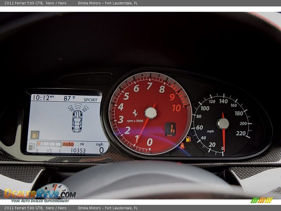 2011 Ferrari 599 GTB Gauges Photo #66