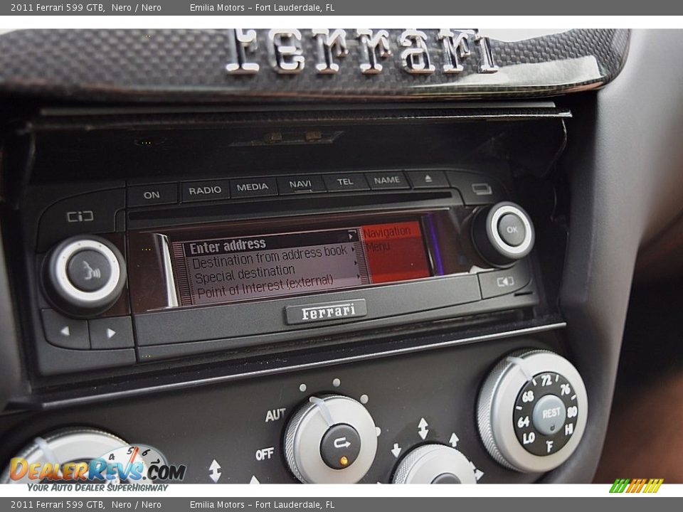 Audio System of 2011 Ferrari 599 GTB Photo #68