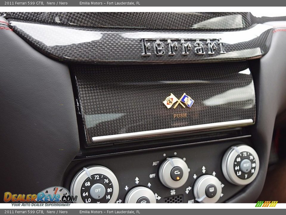 2011 Ferrari 599 GTB Nero / Nero Photo #70