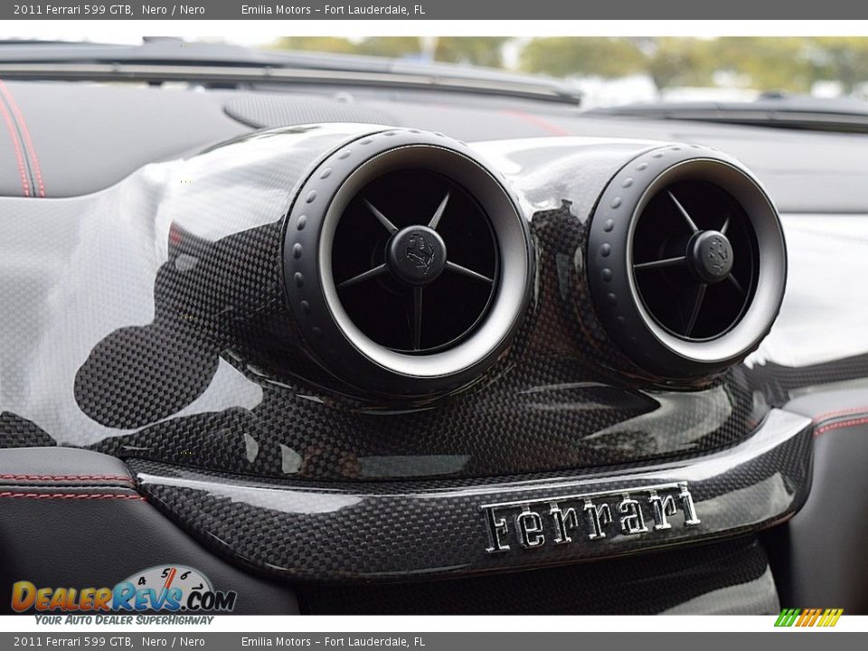 2011 Ferrari 599 GTB Nero / Nero Photo #71