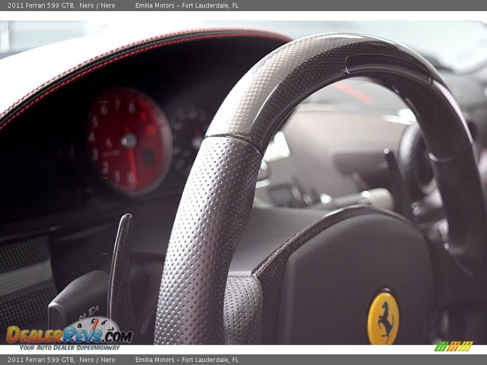 2011 Ferrari 599 GTB Nero / Nero Photo #76