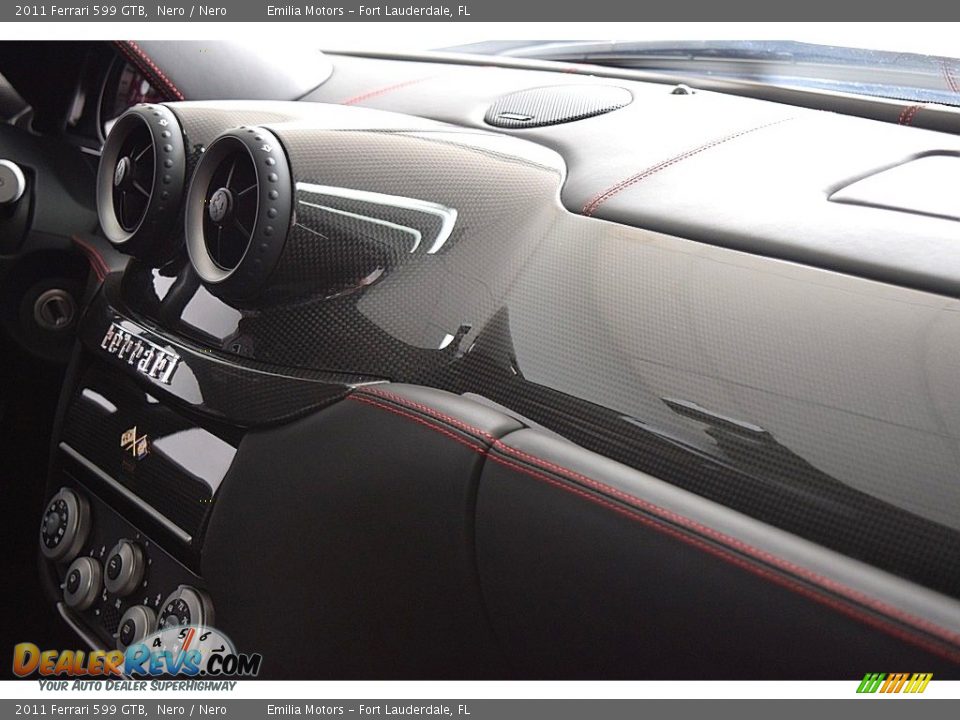 2011 Ferrari 599 GTB Nero / Nero Photo #77