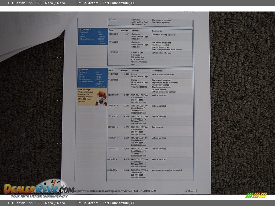 2011 Ferrari 599 GTB Nero / Nero Photo #82
