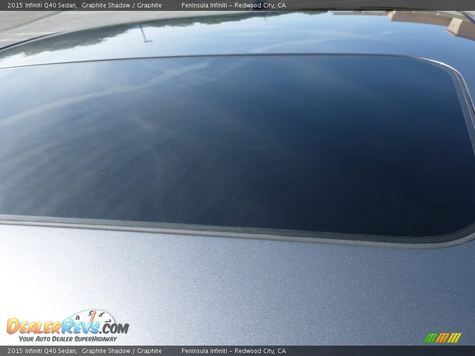 2015 Infiniti Q40 Sedan Graphite Shadow / Graphite Photo #22