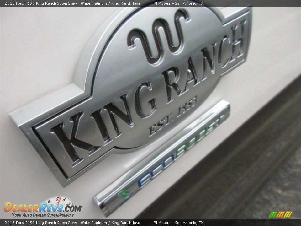 2016 Ford F150 King Ranch SuperCrew White Platinum / King Ranch Java Photo #4