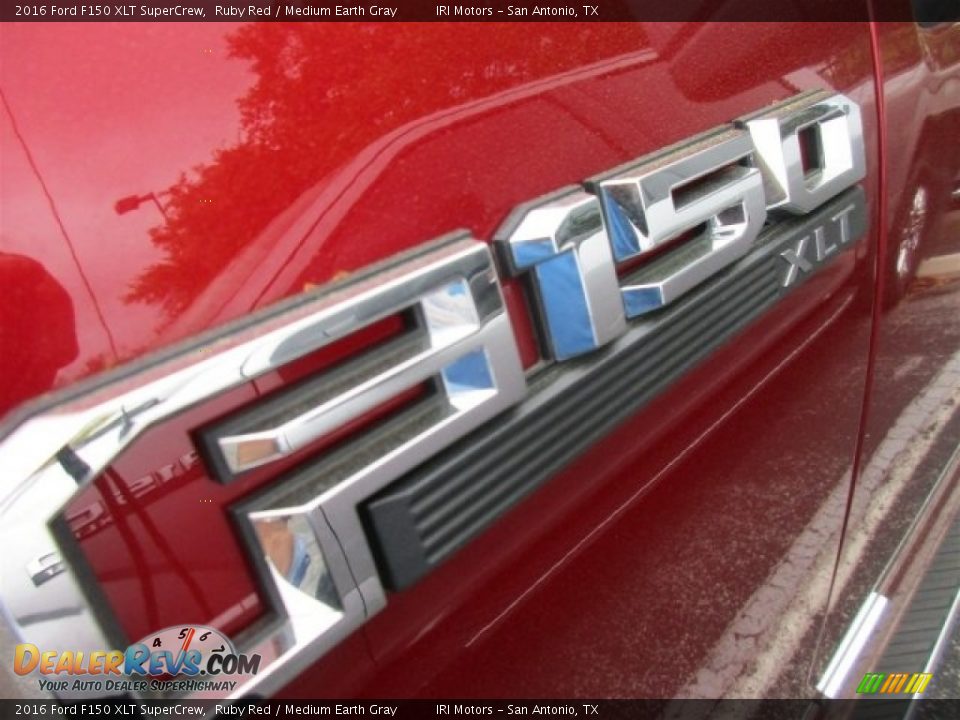 2016 Ford F150 XLT SuperCrew Ruby Red / Medium Earth Gray Photo #3