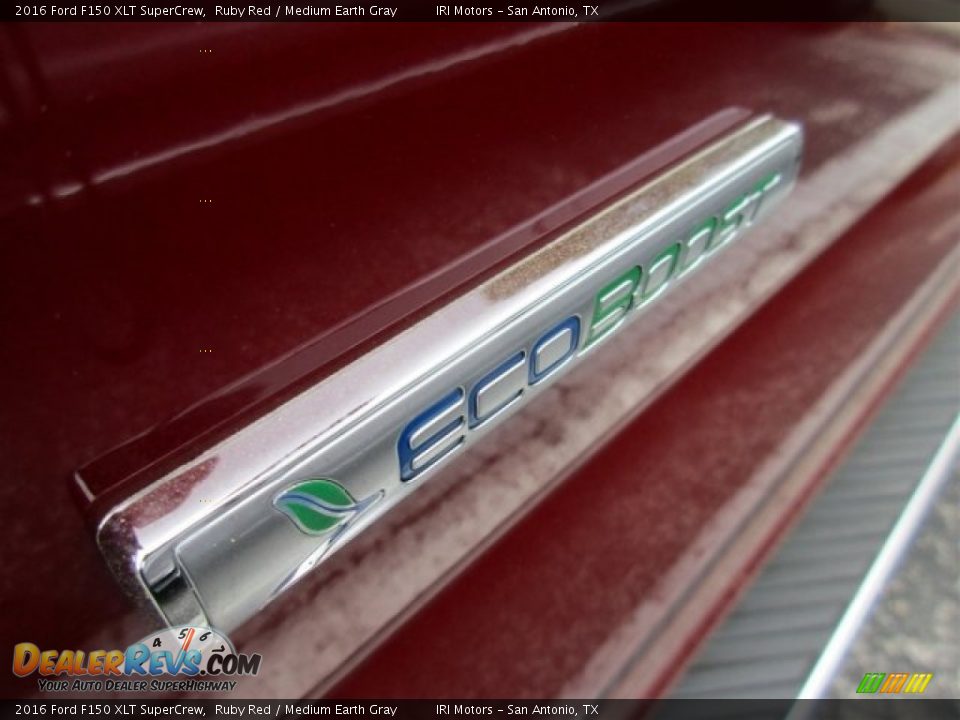 2016 Ford F150 XLT SuperCrew Ruby Red / Medium Earth Gray Photo #4