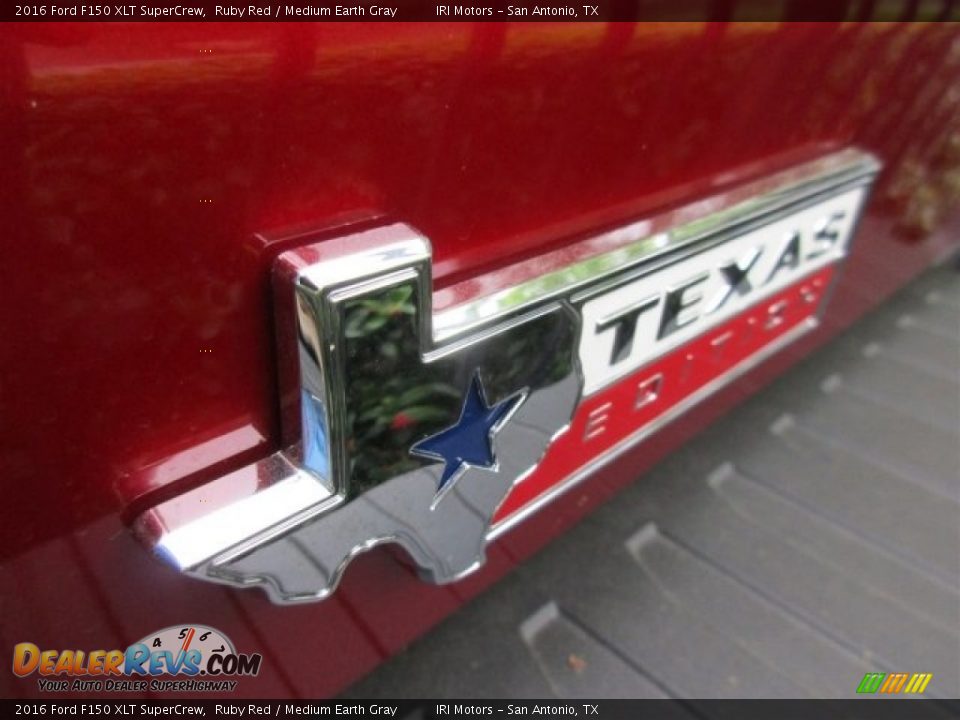 2016 Ford F150 XLT SuperCrew Ruby Red / Medium Earth Gray Photo #8