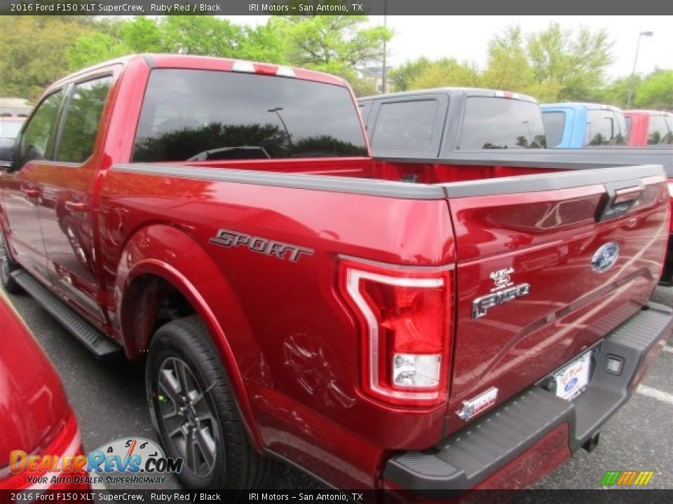 2016 Ford F150 XLT SuperCrew Ruby Red / Black Photo #6