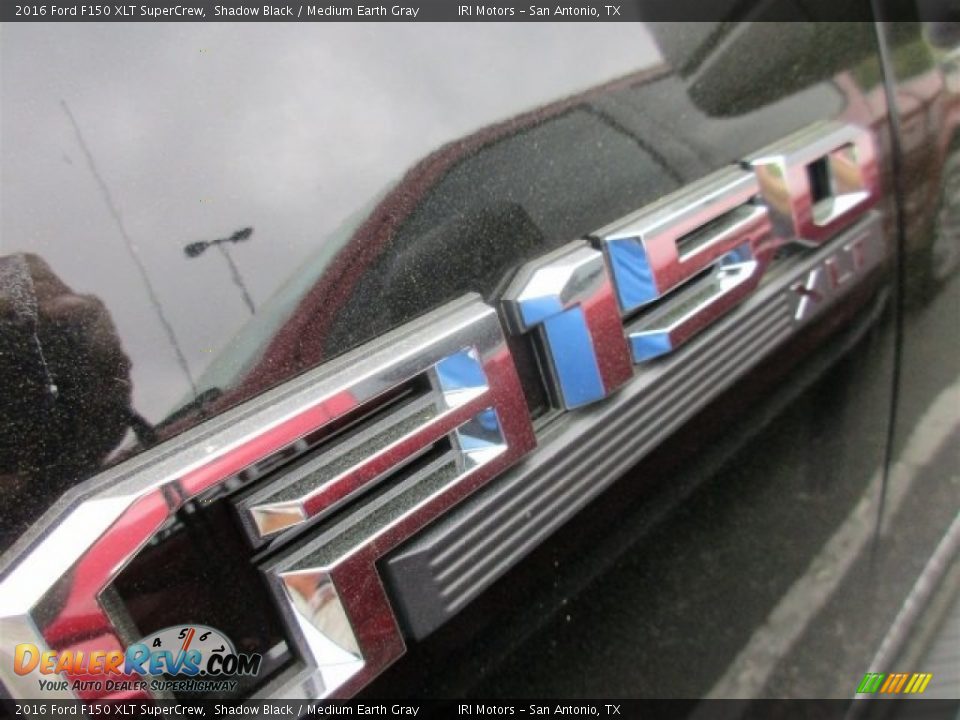 2016 Ford F150 XLT SuperCrew Shadow Black / Medium Earth Gray Photo #3