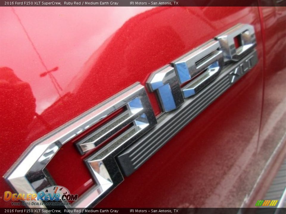 2016 Ford F150 XLT SuperCrew Ruby Red / Medium Earth Gray Photo #3