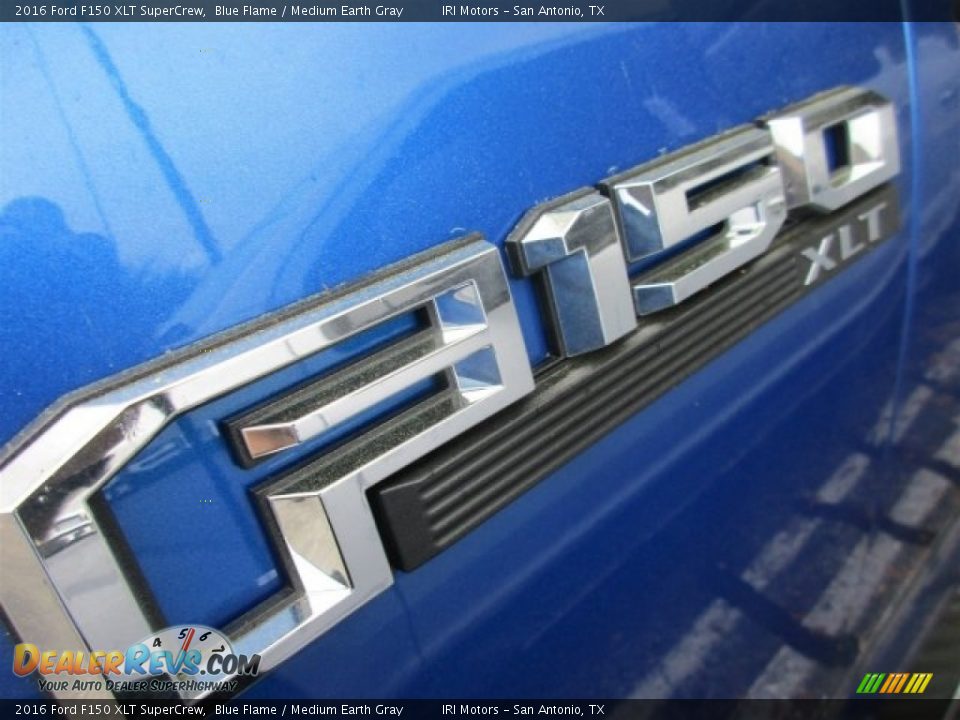 2016 Ford F150 XLT SuperCrew Blue Flame / Medium Earth Gray Photo #3