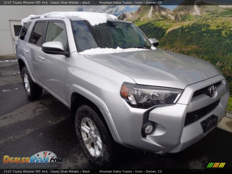 2015 Toyota 4Runner SR5 4x4 Classic Silver Metallic / Black Photo #2