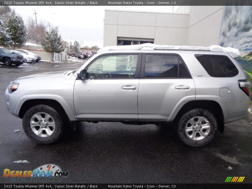 2015 Toyota 4Runner SR5 4x4 Classic Silver Metallic / Black Photo #5