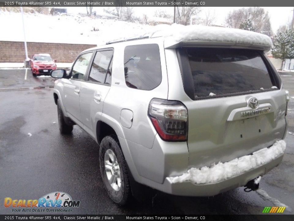 2015 Toyota 4Runner SR5 4x4 Classic Silver Metallic / Black Photo #6