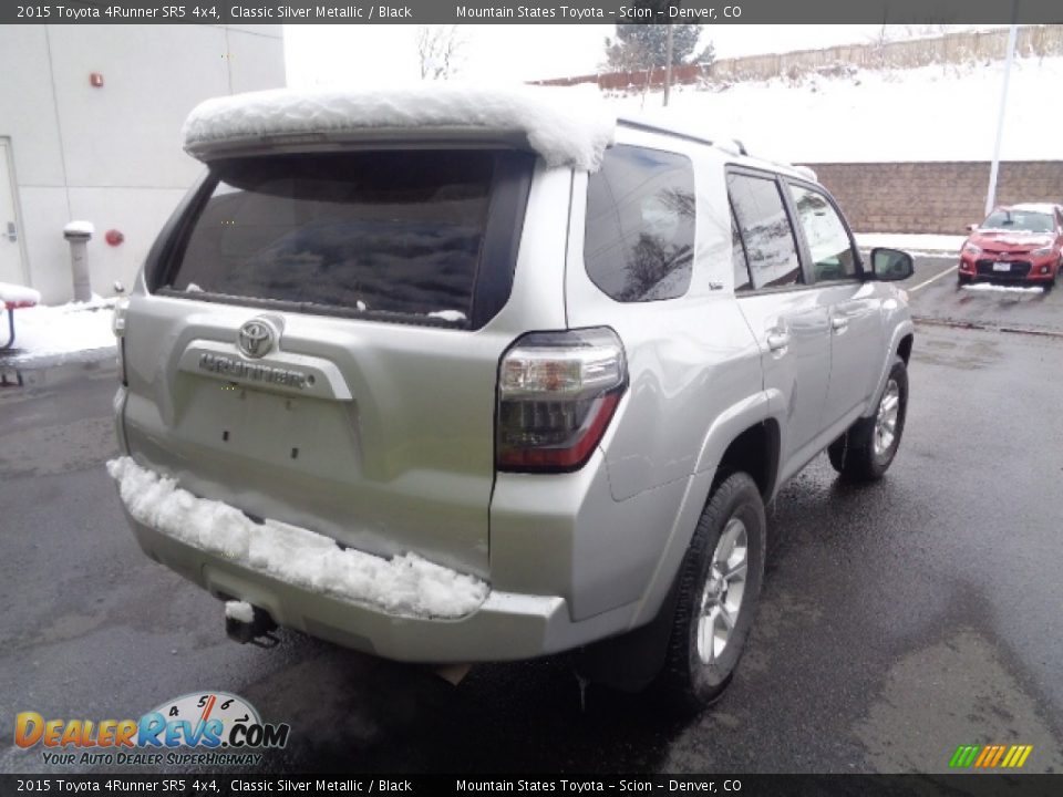2015 Toyota 4Runner SR5 4x4 Classic Silver Metallic / Black Photo #8