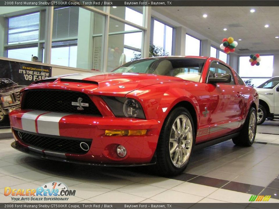 2008 Ford Mustang Shelby GT500KR Coupe Torch Red / Black Photo #1