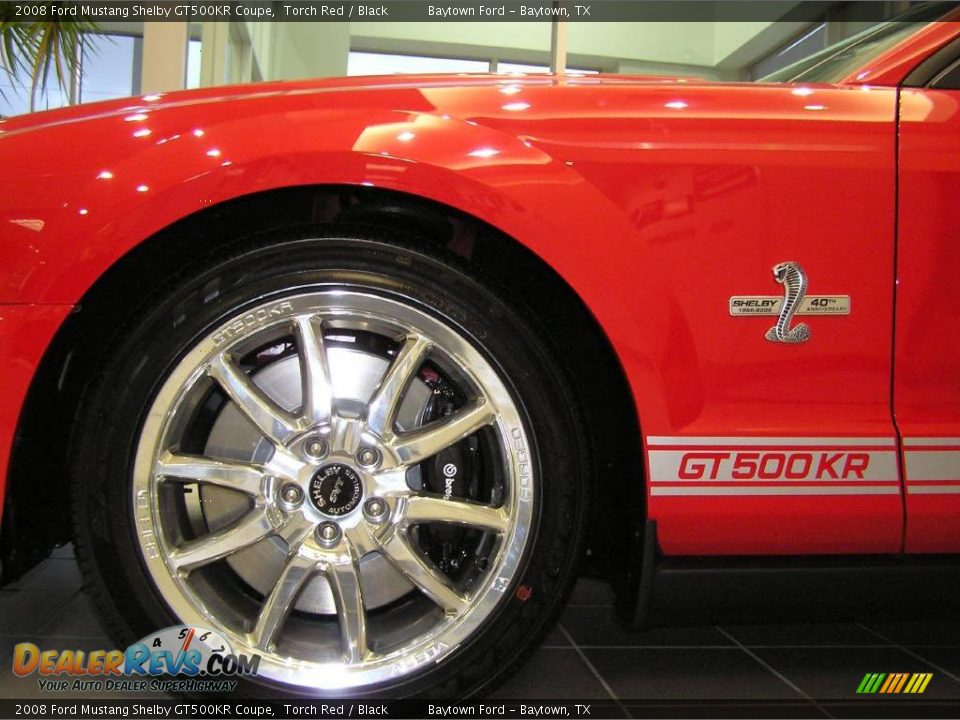 2008 Ford Mustang Shelby GT500KR Coupe Torch Red / Black Photo #2