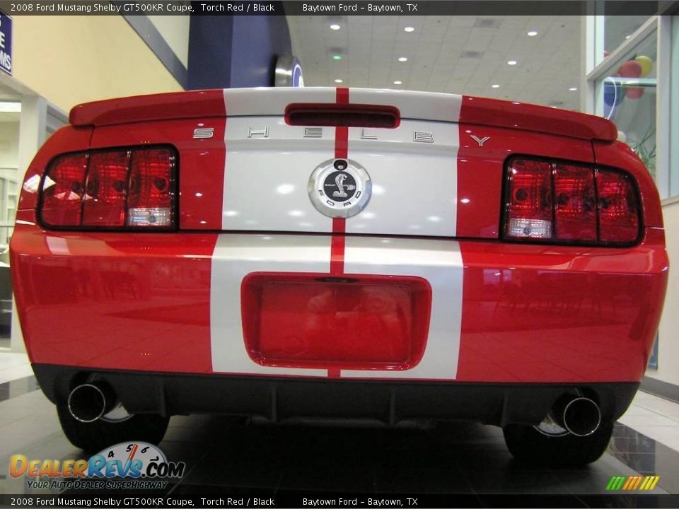 2008 Ford Mustang Shelby GT500KR Coupe Torch Red / Black Photo #3