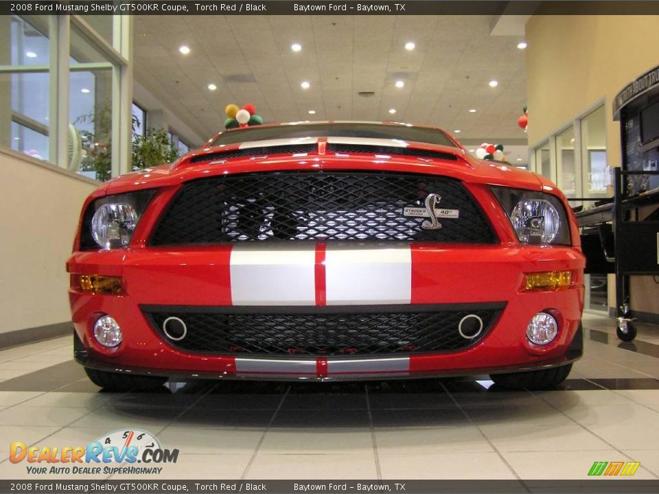 2008 Ford Mustang Shelby GT500KR Coupe Torch Red / Black Photo #4