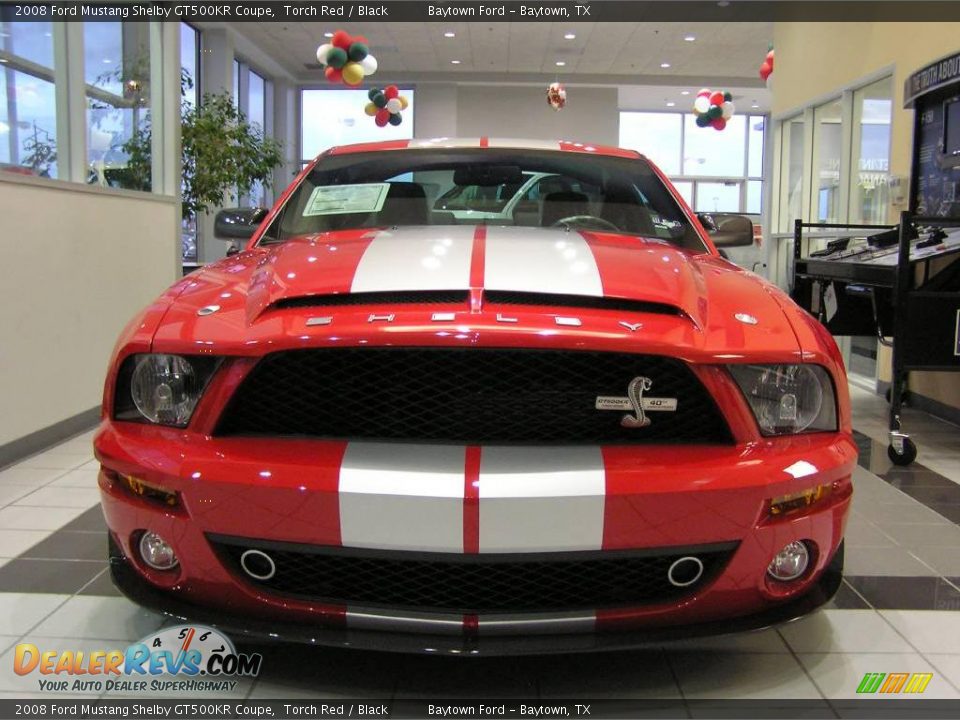 2008 Ford Mustang Shelby GT500KR Coupe Torch Red / Black Photo #9