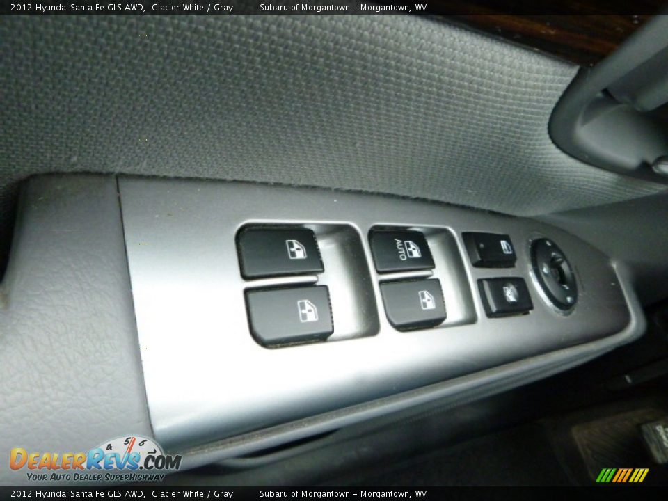 2012 Hyundai Santa Fe GLS AWD Glacier White / Gray Photo #25