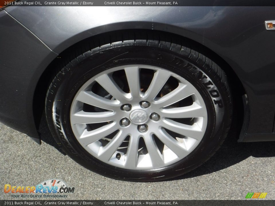 2011 Buick Regal CXL Granite Gray Metallic / Ebony Photo #4
