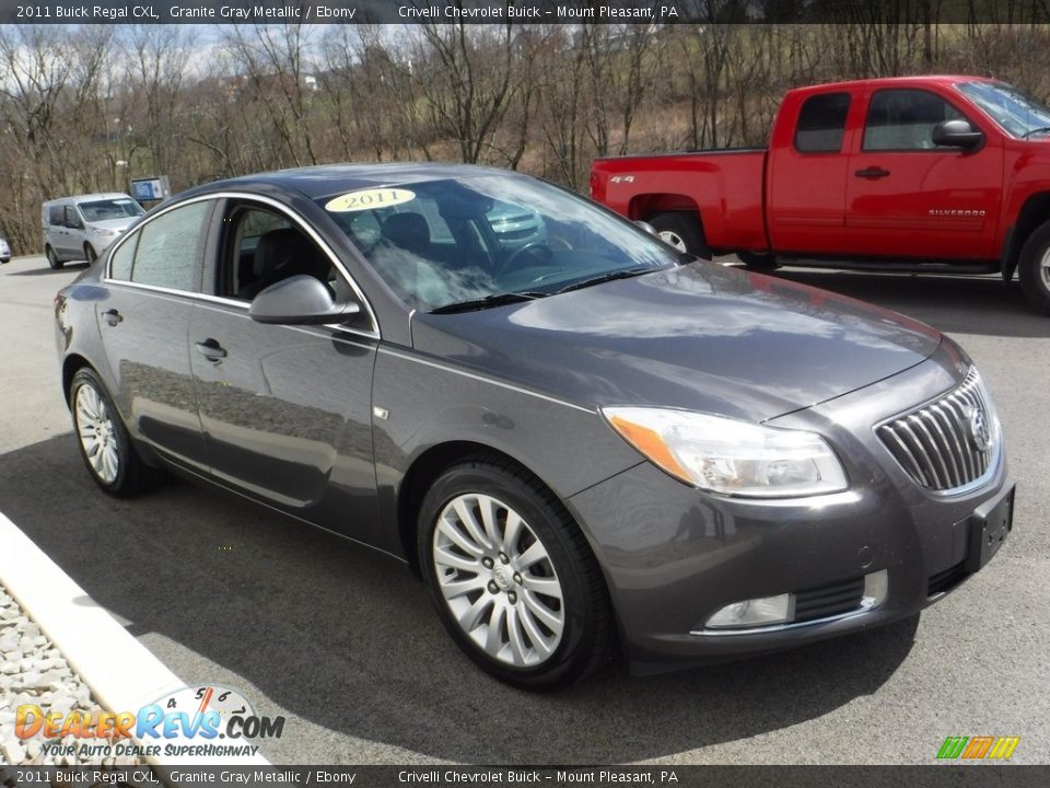 2011 Buick Regal CXL Granite Gray Metallic / Ebony Photo #6