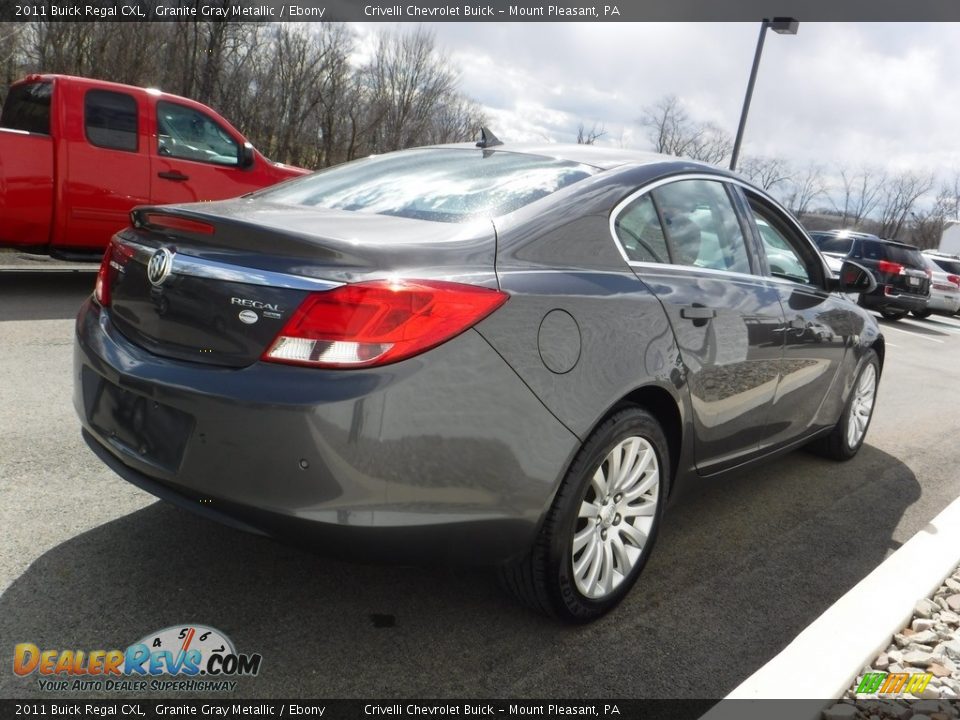 2011 Buick Regal CXL Granite Gray Metallic / Ebony Photo #7