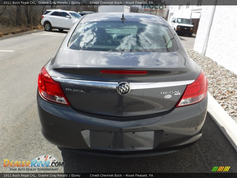 2011 Buick Regal CXL Granite Gray Metallic / Ebony Photo #8