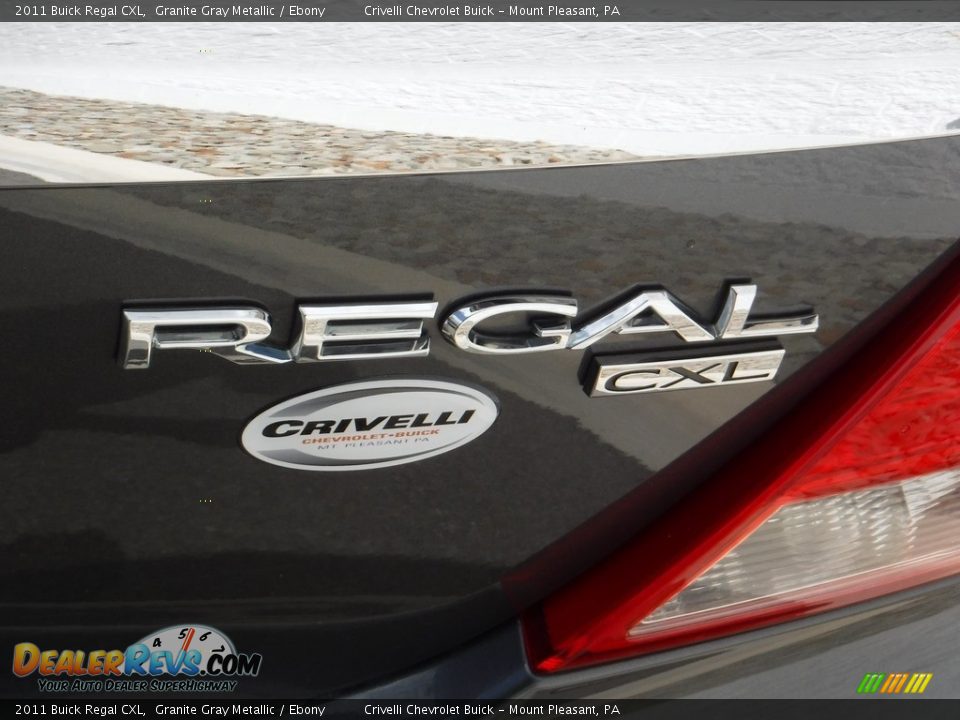 2011 Buick Regal CXL Granite Gray Metallic / Ebony Photo #9