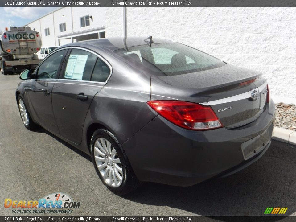 2011 Buick Regal CXL Granite Gray Metallic / Ebony Photo #10