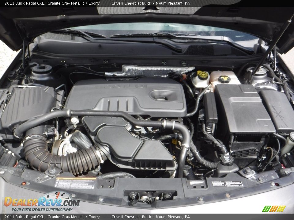 2011 Buick Regal CXL Granite Gray Metallic / Ebony Photo #11