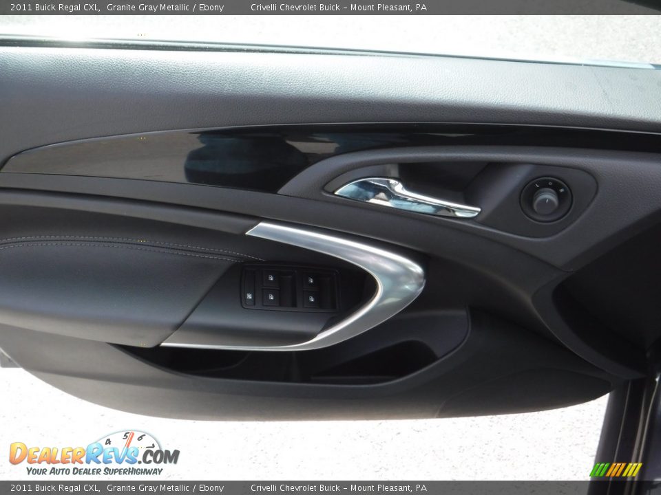 2011 Buick Regal CXL Granite Gray Metallic / Ebony Photo #12