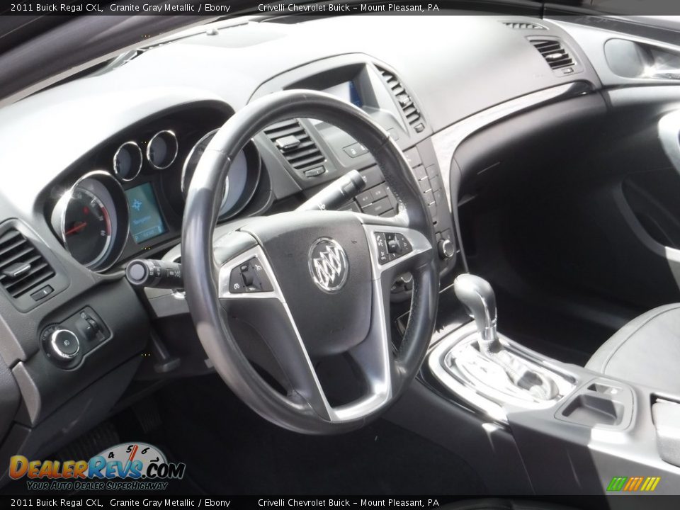 2011 Buick Regal CXL Granite Gray Metallic / Ebony Photo #13
