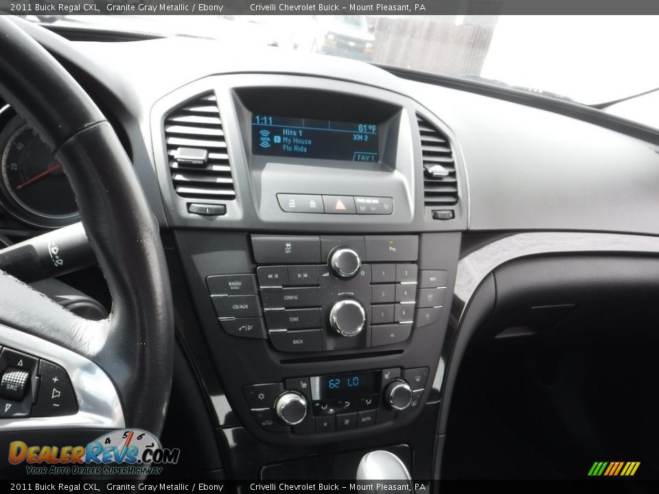 2011 Buick Regal CXL Granite Gray Metallic / Ebony Photo #14