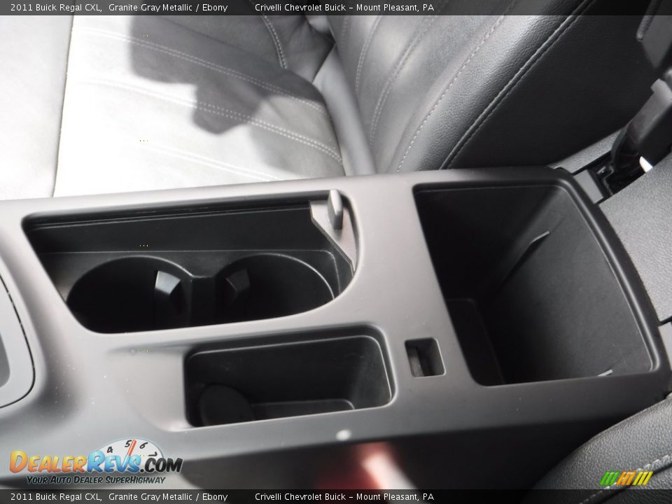 2011 Buick Regal CXL Granite Gray Metallic / Ebony Photo #18