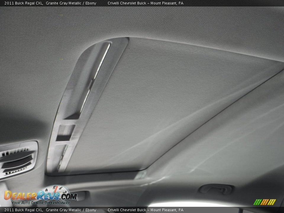 2011 Buick Regal CXL Granite Gray Metallic / Ebony Photo #19